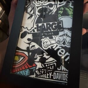 Harley-Davidson Black and White Graphic Tee